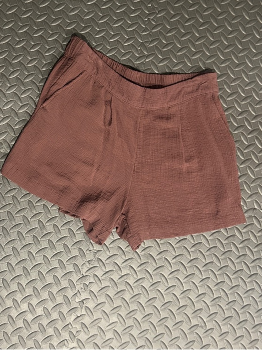 a new day High-Rise Shorts in Mauve